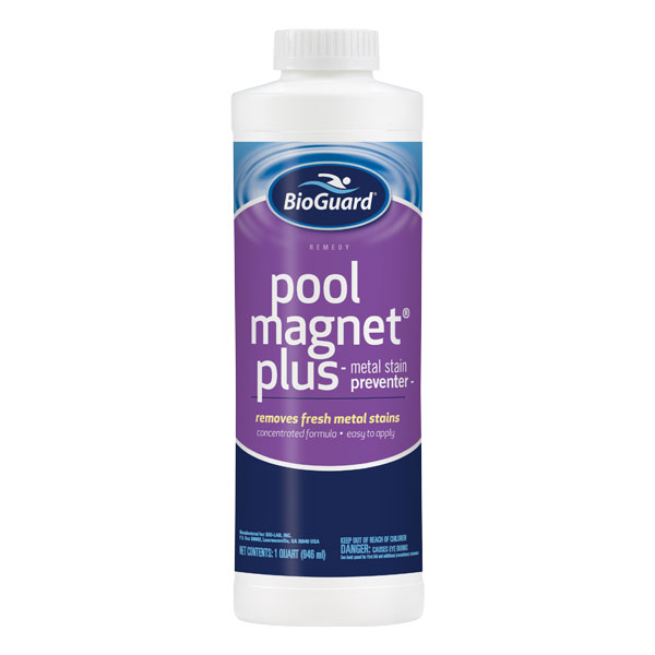 BioGuard Pool Magnet Plus 1 Qt – 2 Pack – Metal Treatment For Swimming Pools